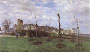 Alfred Sisley View of Montmartre from the cite des Fleurs china oil painting reproduction